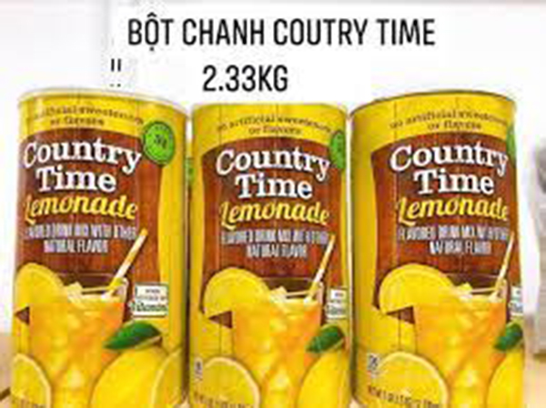 Bột pha nước chanh Country Time Lemonade 538G vs 2.33kg cua Mỹ