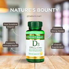 VITAMIN D3 NATURE’S BOUNTY 400V
