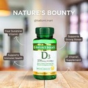VITAMIN D3 NATURE’S BOUNTY 400V