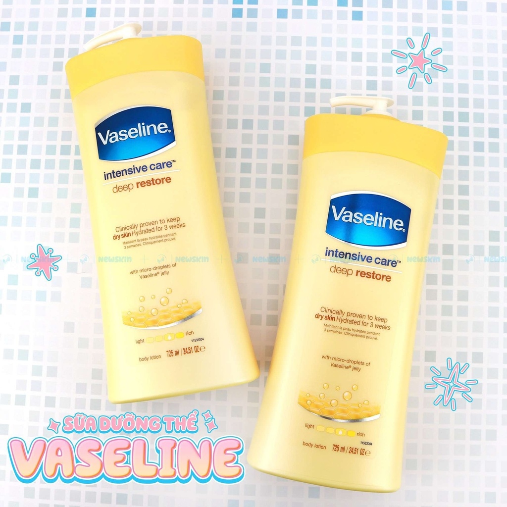 LOTION VASELINE VÀNG 725ML