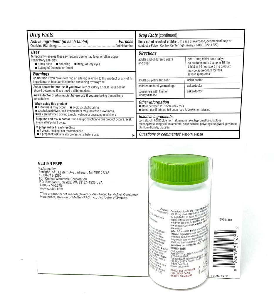 DỊ ỨNG ALLERGY ALLER-TEC KIRKLAND 365V(X.LÁ)