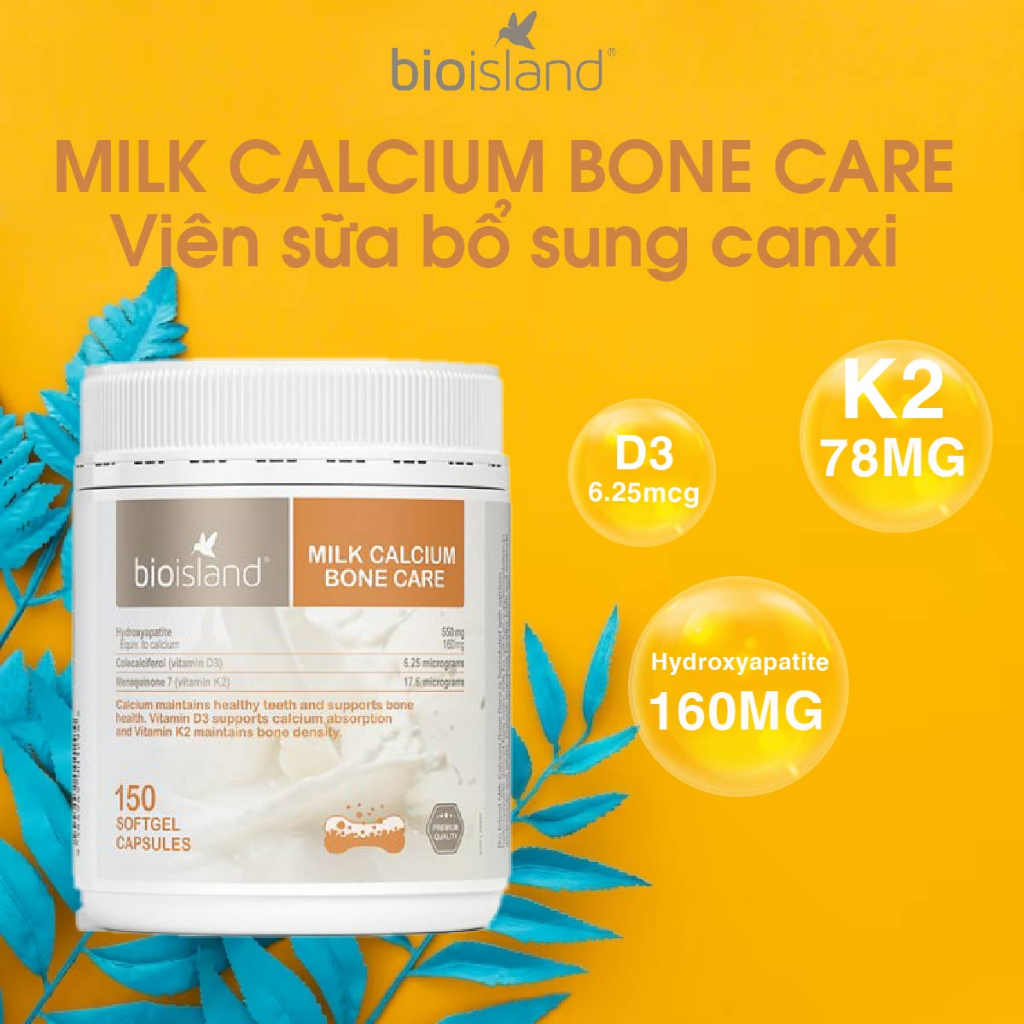 MILK CALCIUM BIOISLAND 150V