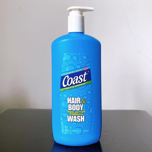[0816559016573] Coast Hair & Body Wash for Men 946ml with pump
