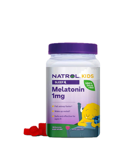 [047469078683] NATROL KIDS SLEEP MELATONIN 1MG CANDY - 180 TABLETS