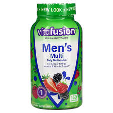 [027917270609] GUMMY VITAMINS MEN MULTI VITA FUSION 220 TABLETS