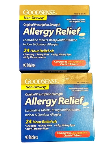 ALLERGY RELIEF 90 TABLETS